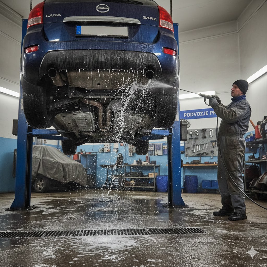 You are currently viewing Pranje podvozja na lokaciji Garden Mall